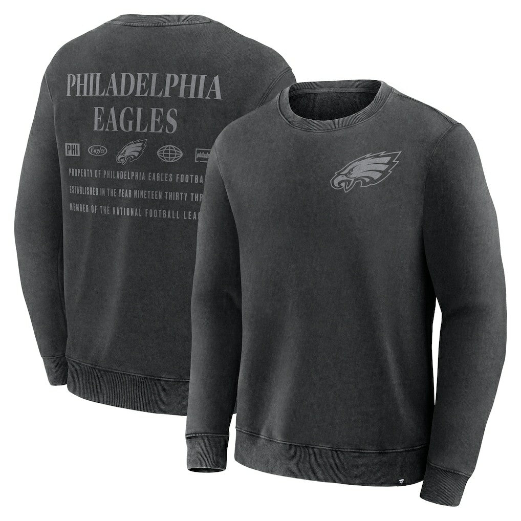 Philadelphia Eagles Deep Route Pullover Sweatshirt - Black outlet
