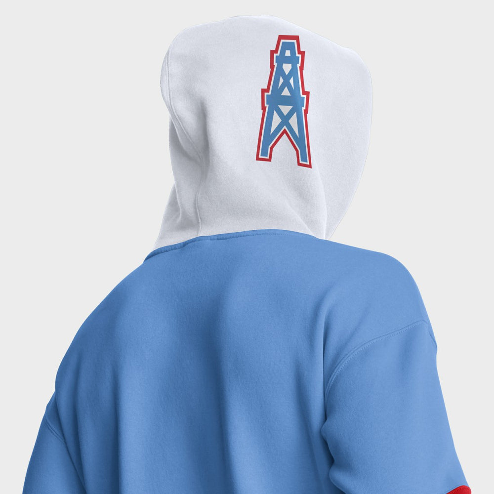 Tennessee Titans Helmet Retro Pullover Hoodie - Light Blue discount