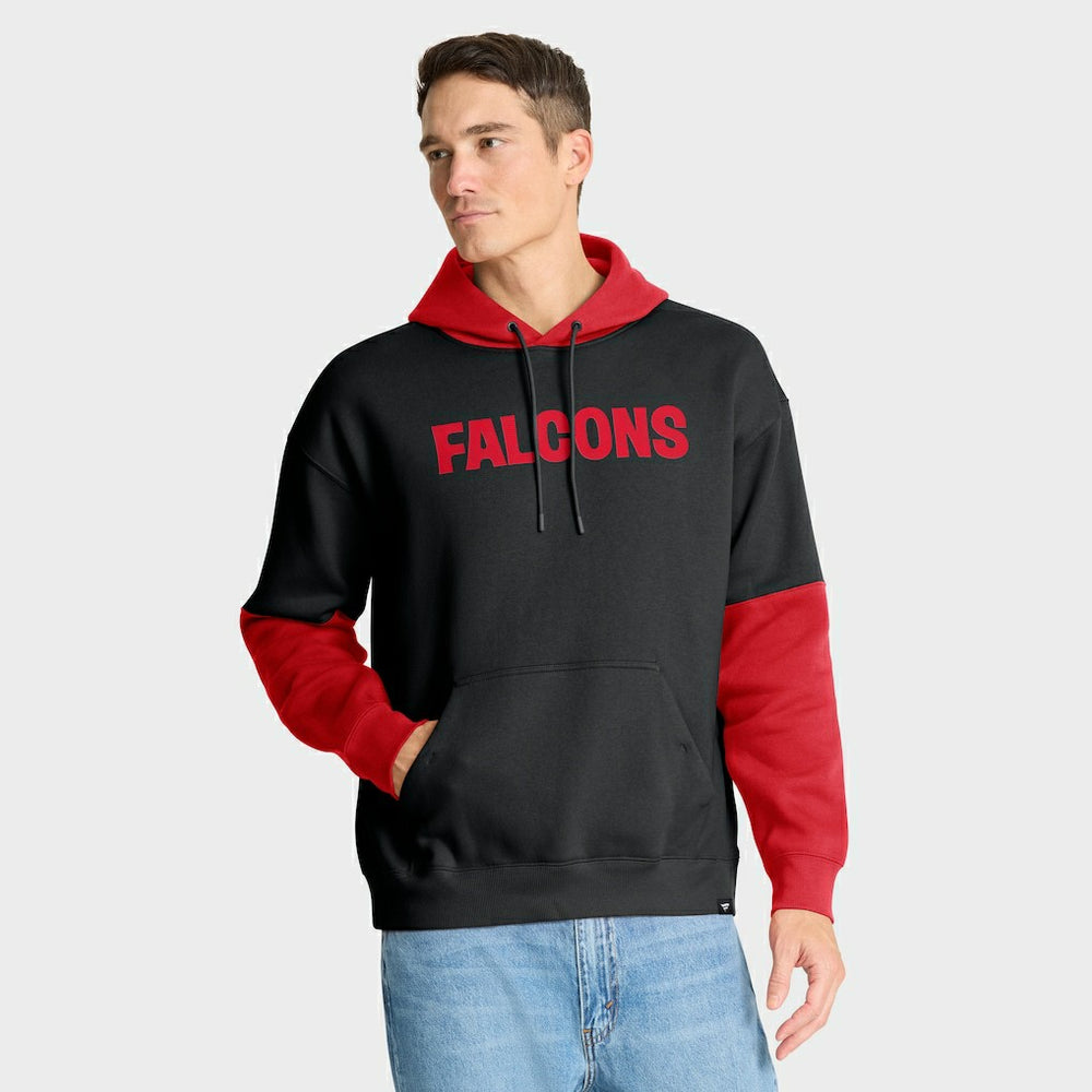Atlanta Falcons Helmet Retro Pullover Hoodie - Black online