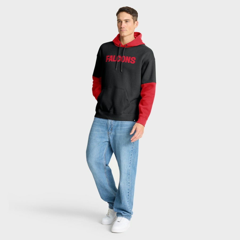 Atlanta Falcons Helmet Retro Pullover Hoodie - Black online