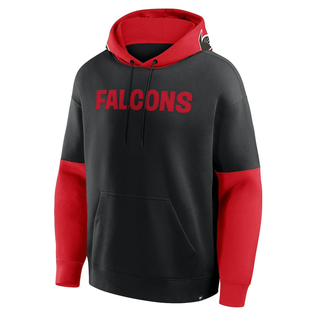 Atlanta Falcons Helmet Retro Pullover Hoodie - Black online