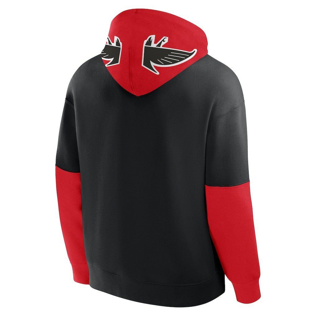 Atlanta Falcons Helmet Retro Pullover Hoodie - Black online