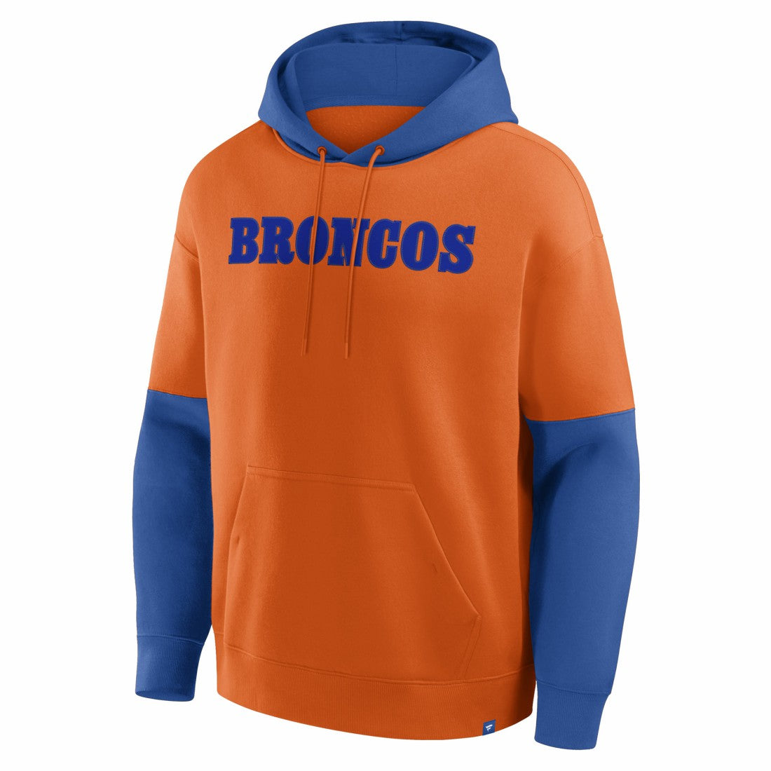 Denver Broncos Helmet Retro Pullover Hoodie - Orange outlet