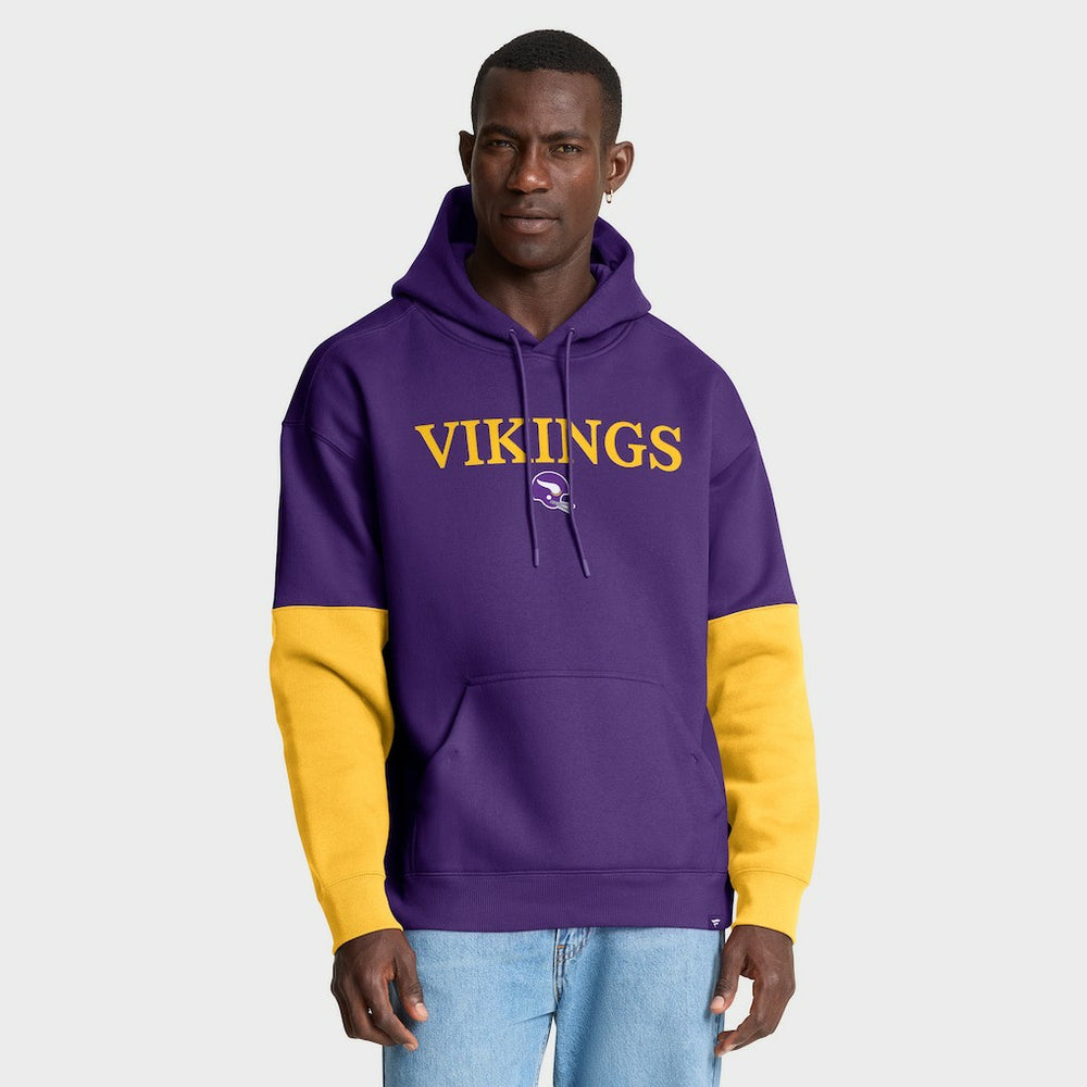 Minnesota Vikings Helmet Retro Pullover Hoodie - Purple discount