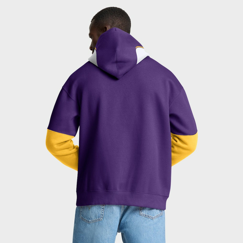 Minnesota Vikings Helmet Retro Pullover Hoodie - Purple discount
