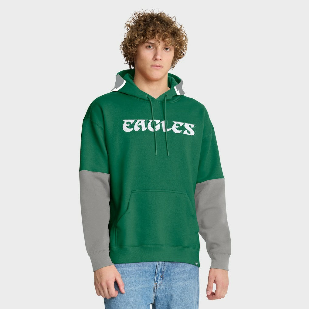 Philadelphia Eagles Helmet Retro Pullover Hoodie - Kelly Green sale