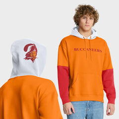 Tampa Bay Buccaneers Helmet Retro Pullover Hoodie - Tan discount