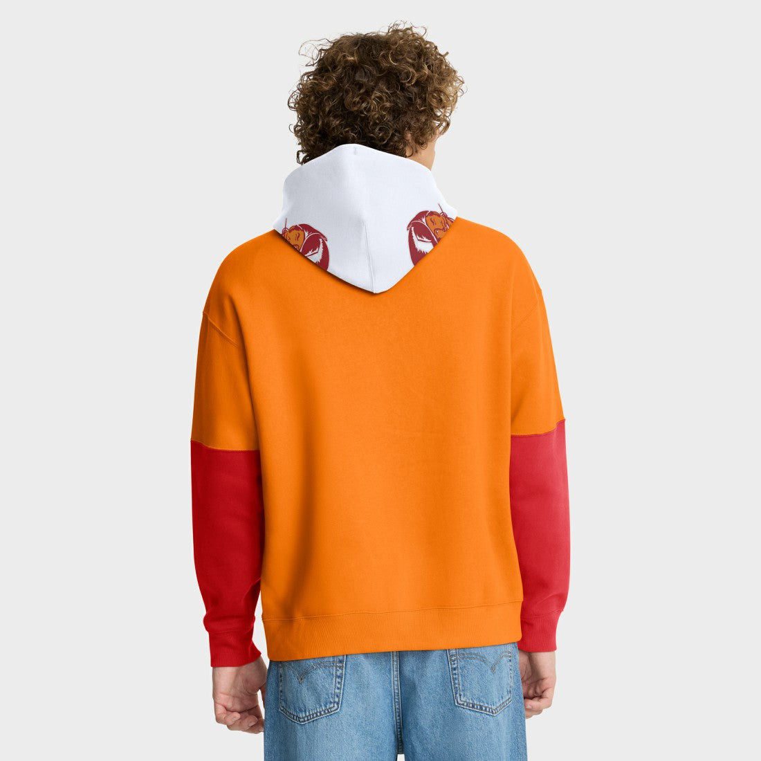 Tampa Bay Buccaneers Helmet Retro Pullover Hoodie - Tan discount