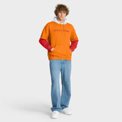 Tampa Bay Buccaneers Helmet Retro Pullover Hoodie - Tan discount