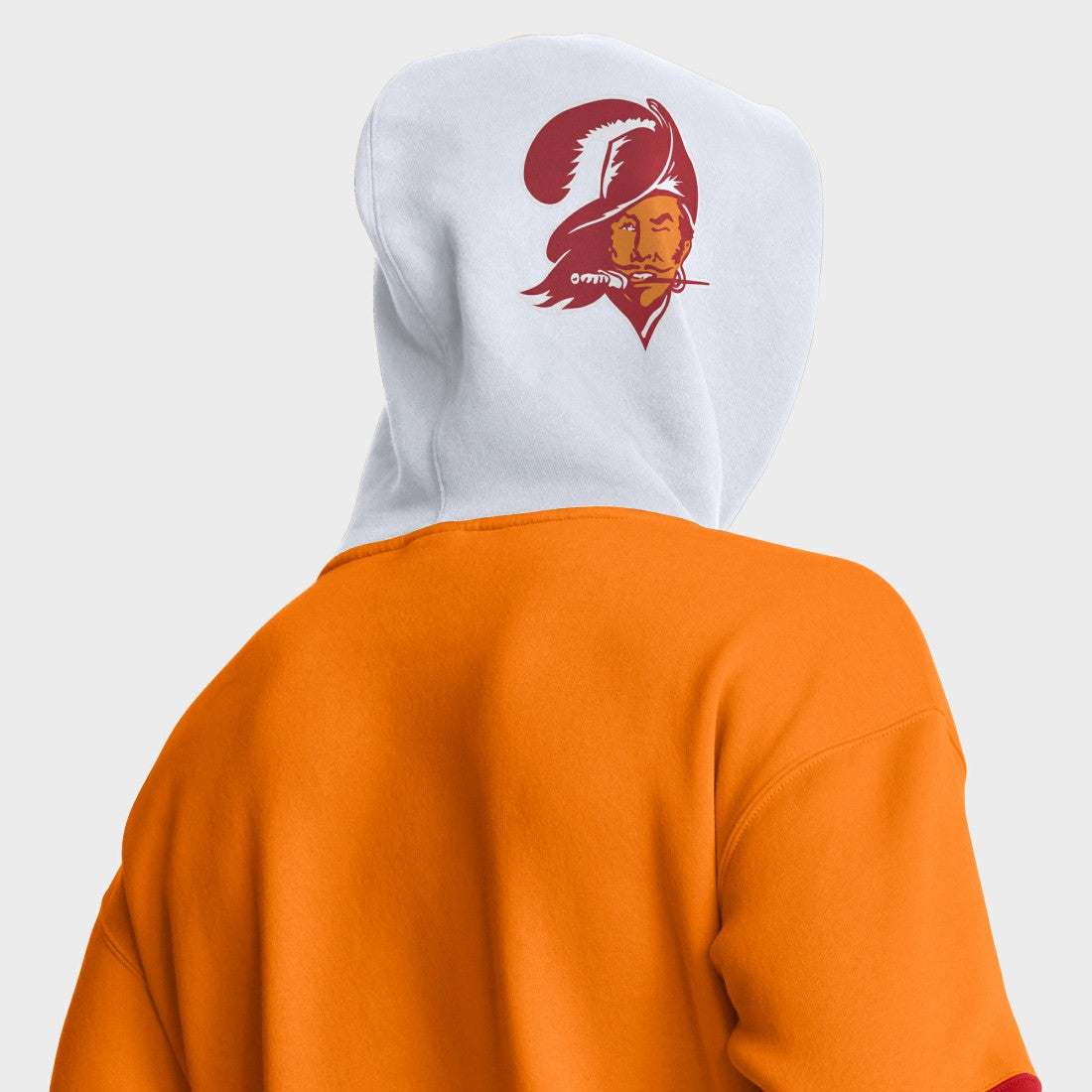 Tampa Bay Buccaneers Helmet Retro Pullover Hoodie - Tan discount