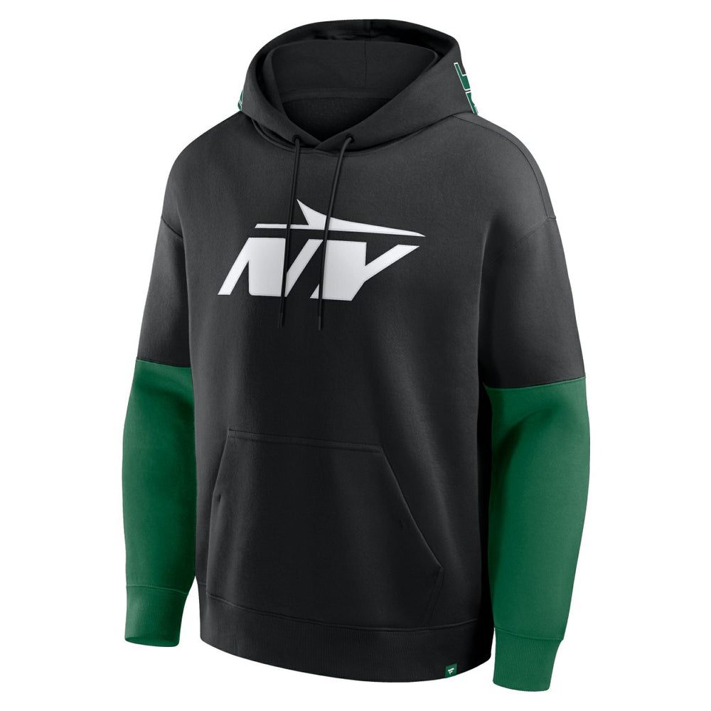 New York Jets Helmet Alt Pullover Hoodie - Black sale