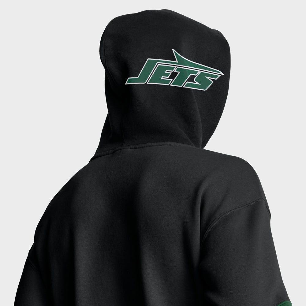 New York Jets Helmet Alt Pullover Hoodie - Black sale
