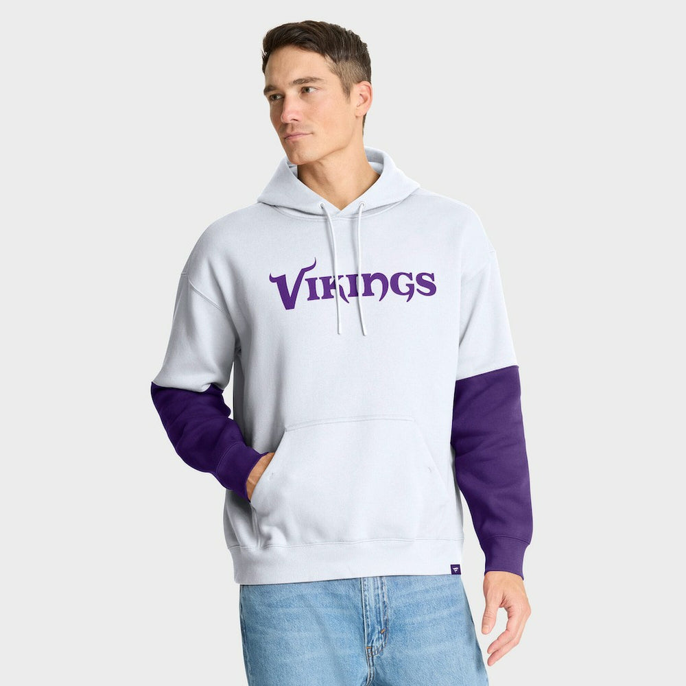 Minnesota Vikings Helmet Alt Pullover Hoodie - White on sale