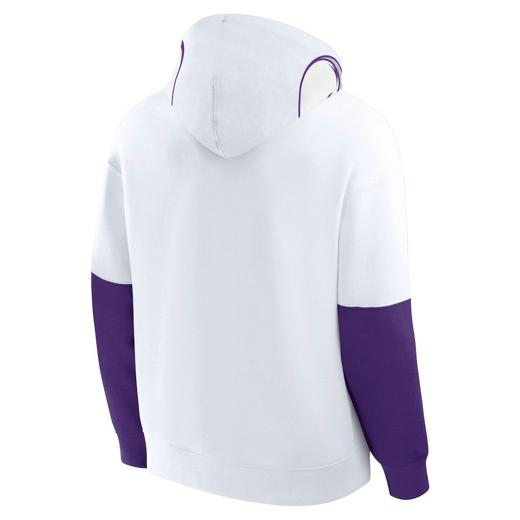 Minnesota Vikings Helmet Alt Pullover Hoodie - White on sale
