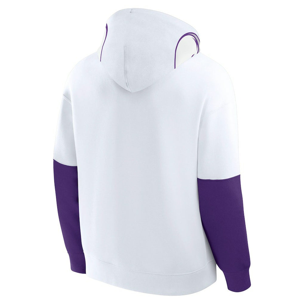 Minnesota Vikings Helmet Alt Pullover Hoodie - White on sale