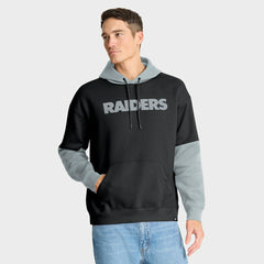 Las Vegas Raiders Helmet Pullover Hoodie - Black on sale