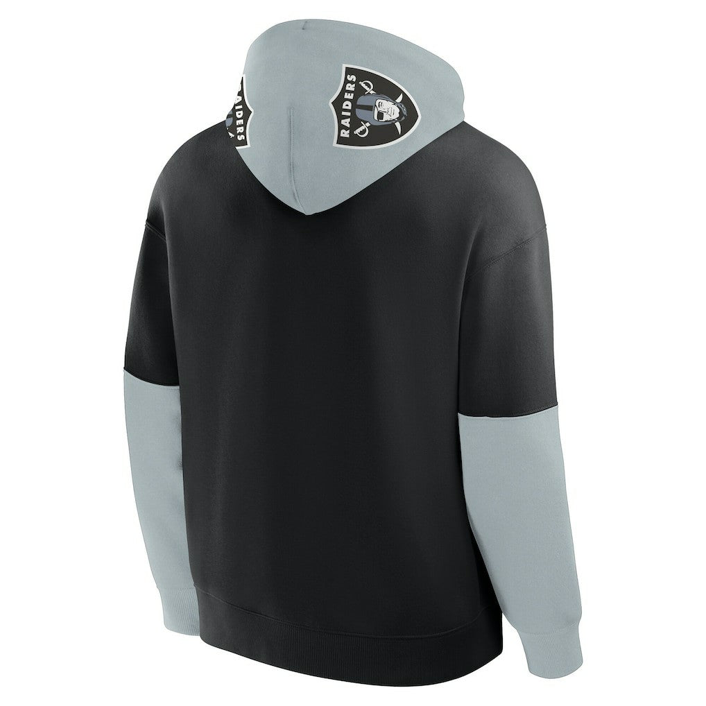 Las Vegas Raiders Helmet Pullover Hoodie - Black on sale
