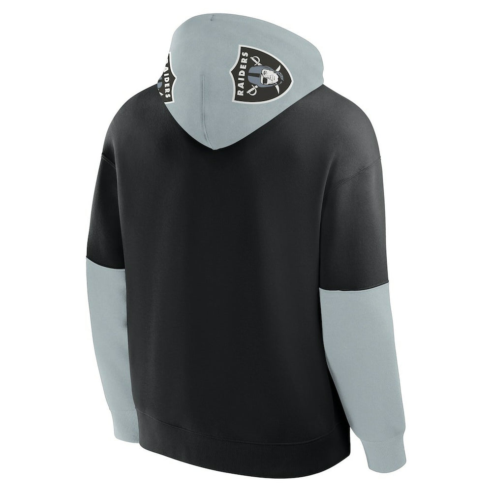 Las Vegas Raiders Helmet Pullover Hoodie - Black on sale