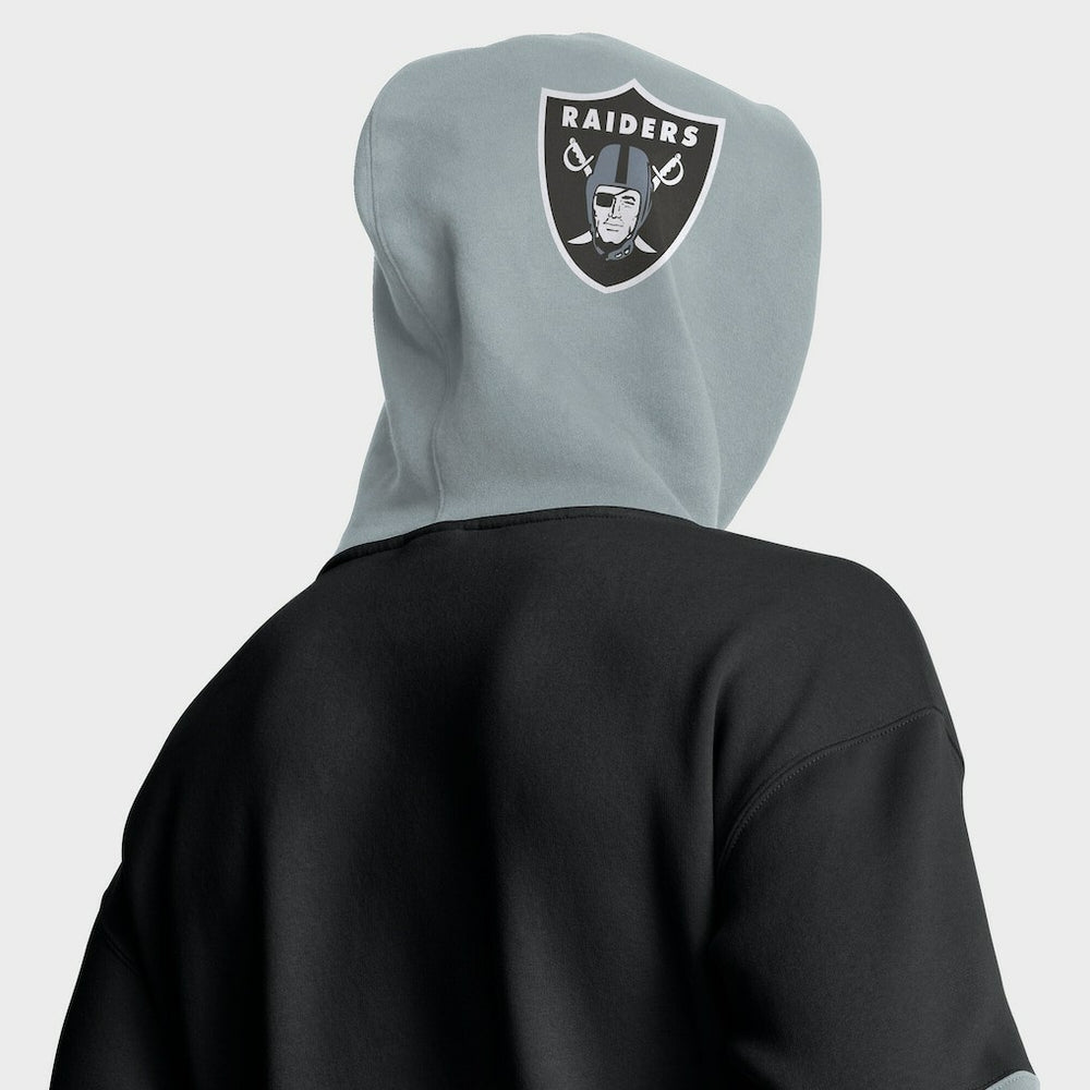 Las Vegas Raiders Helmet Pullover Hoodie - Black on sale