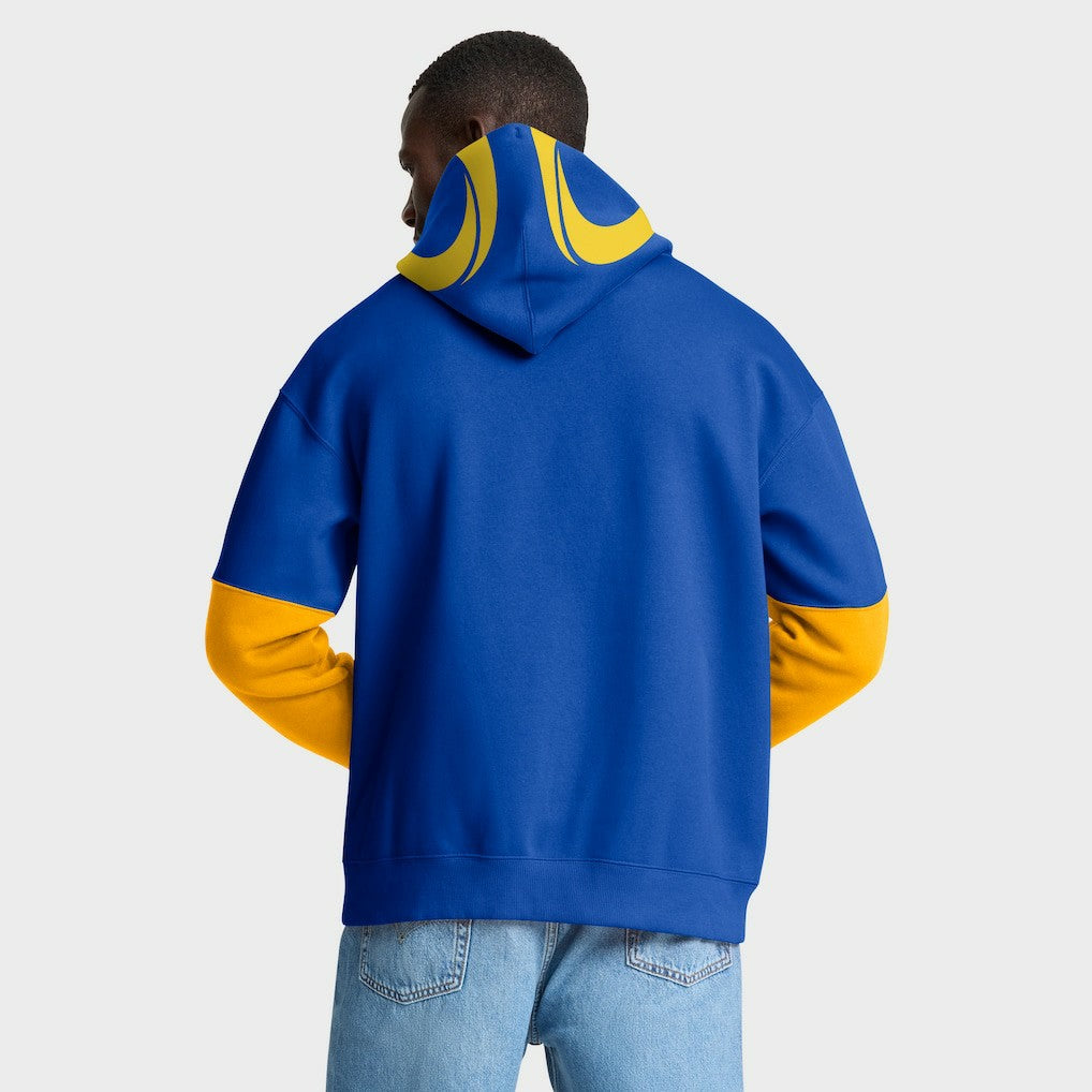 Los Angeles Rams Helmet Pullover Hoodie - Royal for sale