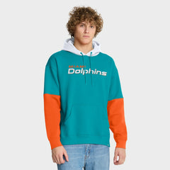 Miami Dolphins Helmet Pullover Hoodie - Aqua outlet