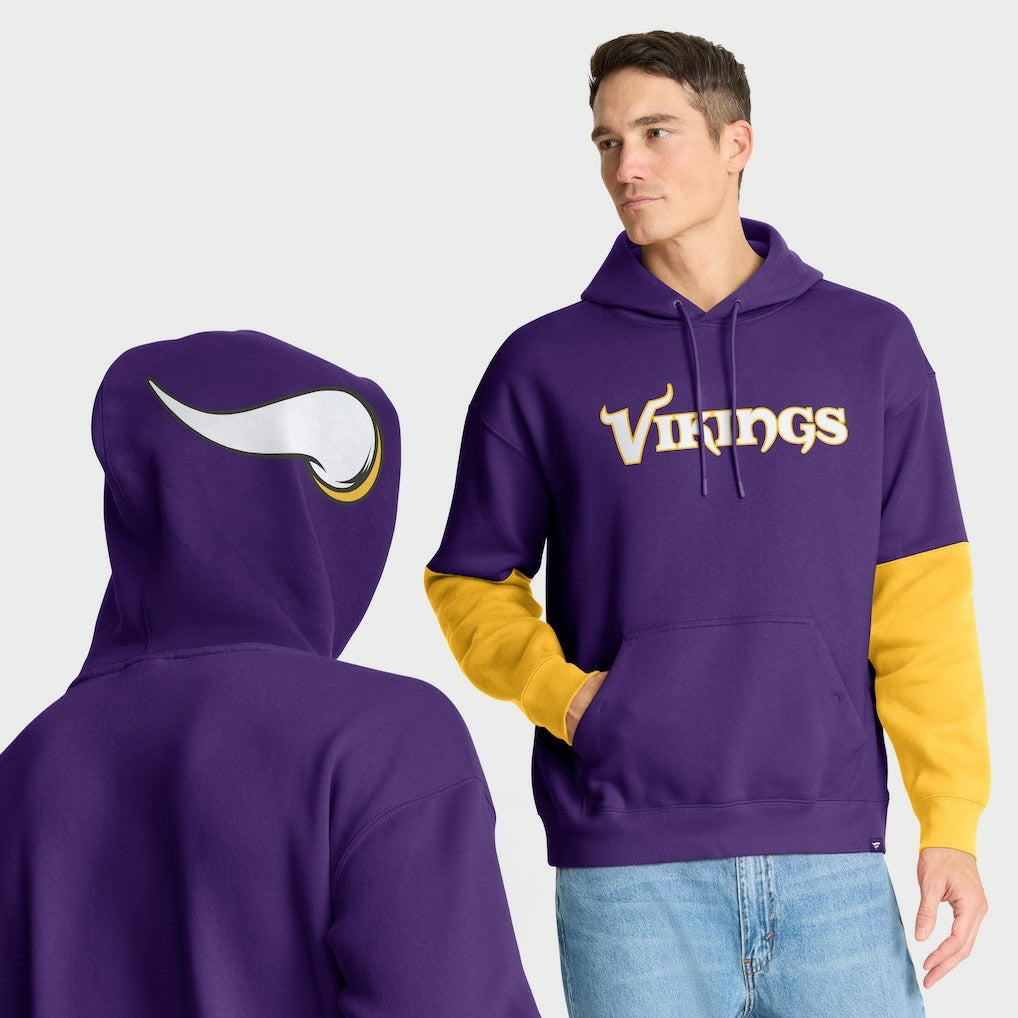 Minnesota Vikings Helmet Pullover Hoodie - Purple sale