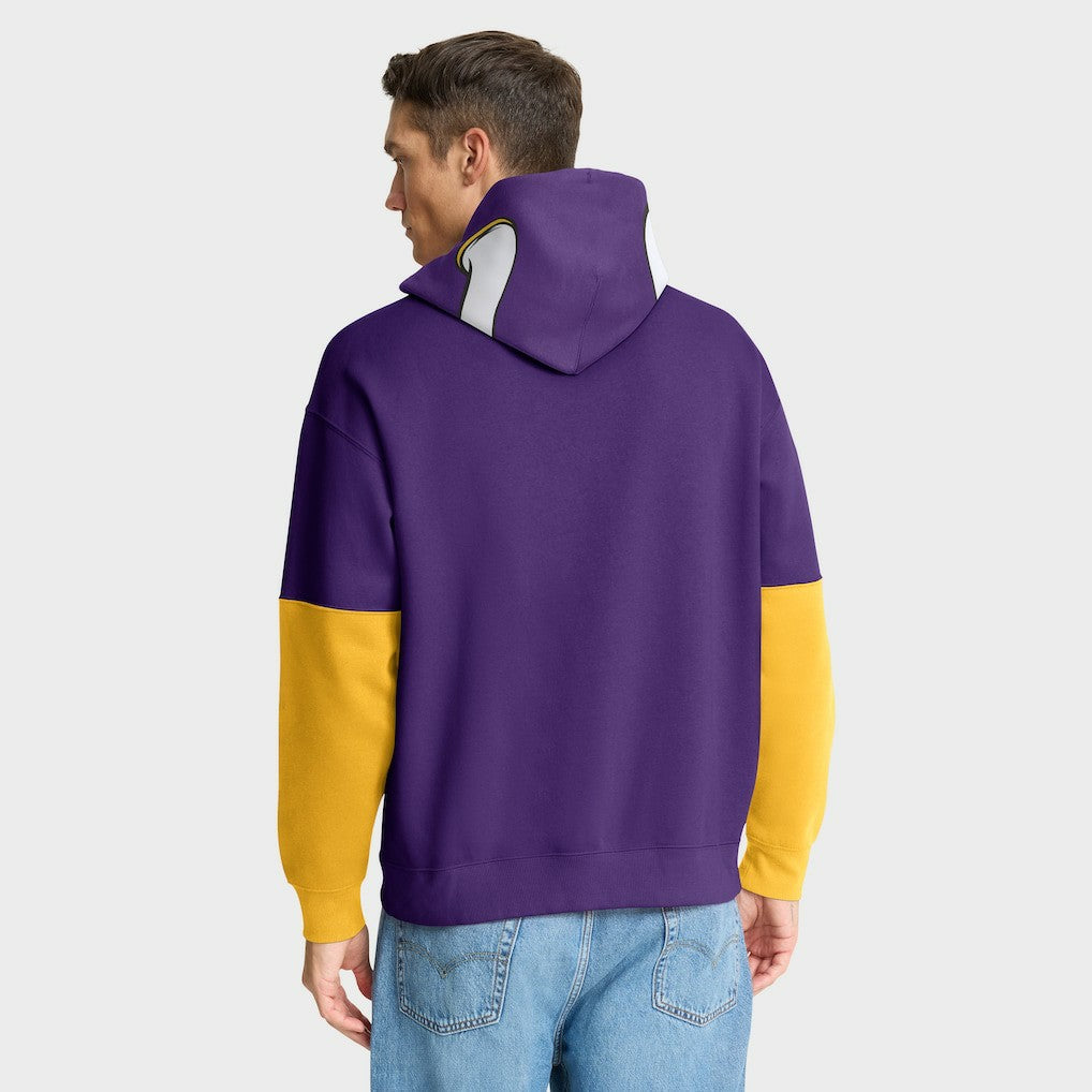 Minnesota Vikings Helmet Pullover Hoodie - Purple sale