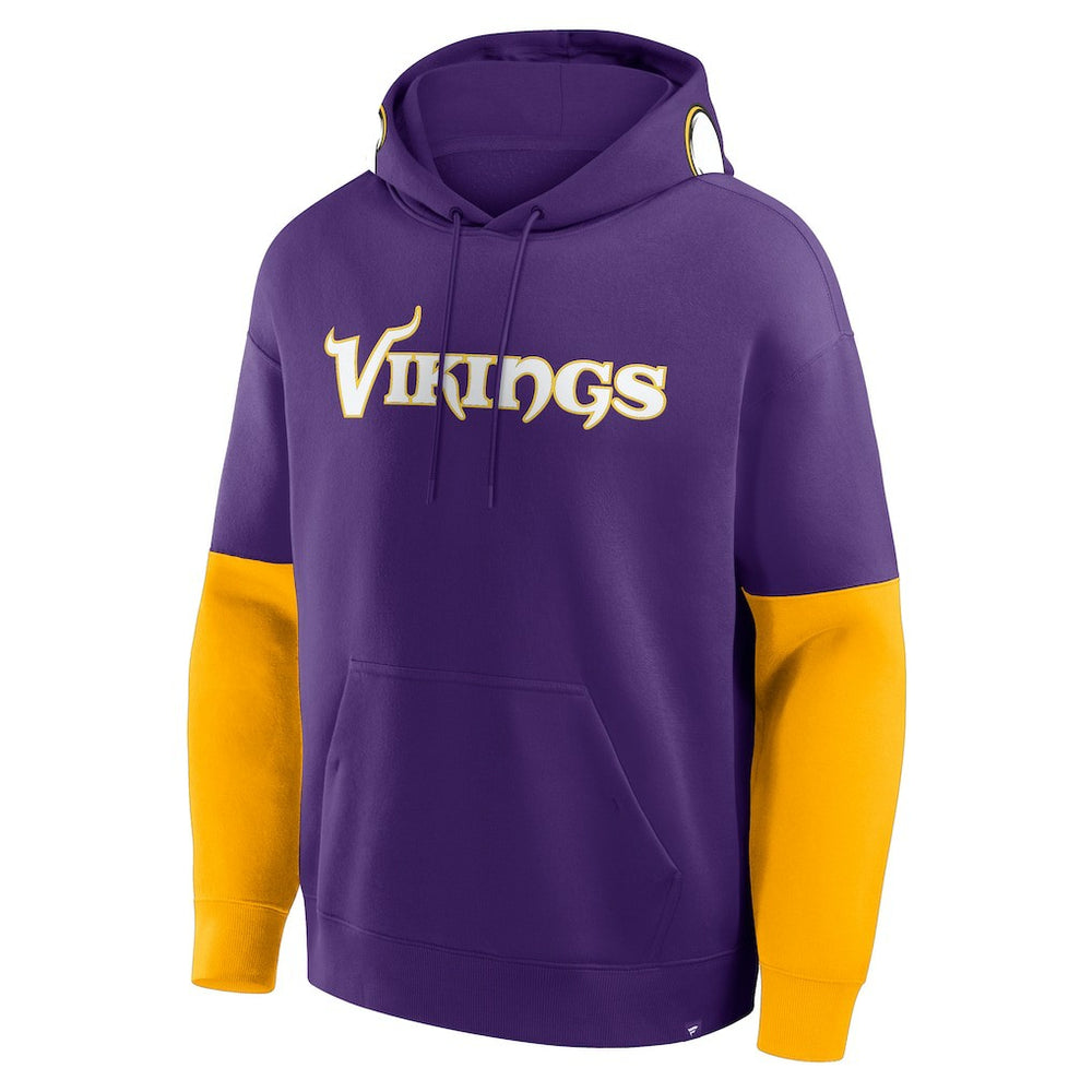 Minnesota Vikings Helmet Pullover Hoodie - Purple sale
