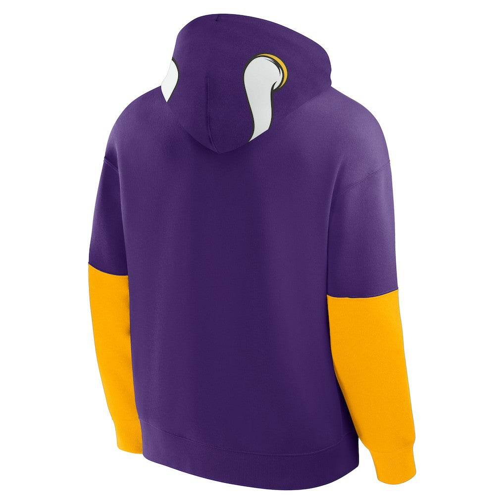 Minnesota Vikings Helmet Pullover Hoodie - Purple sale
