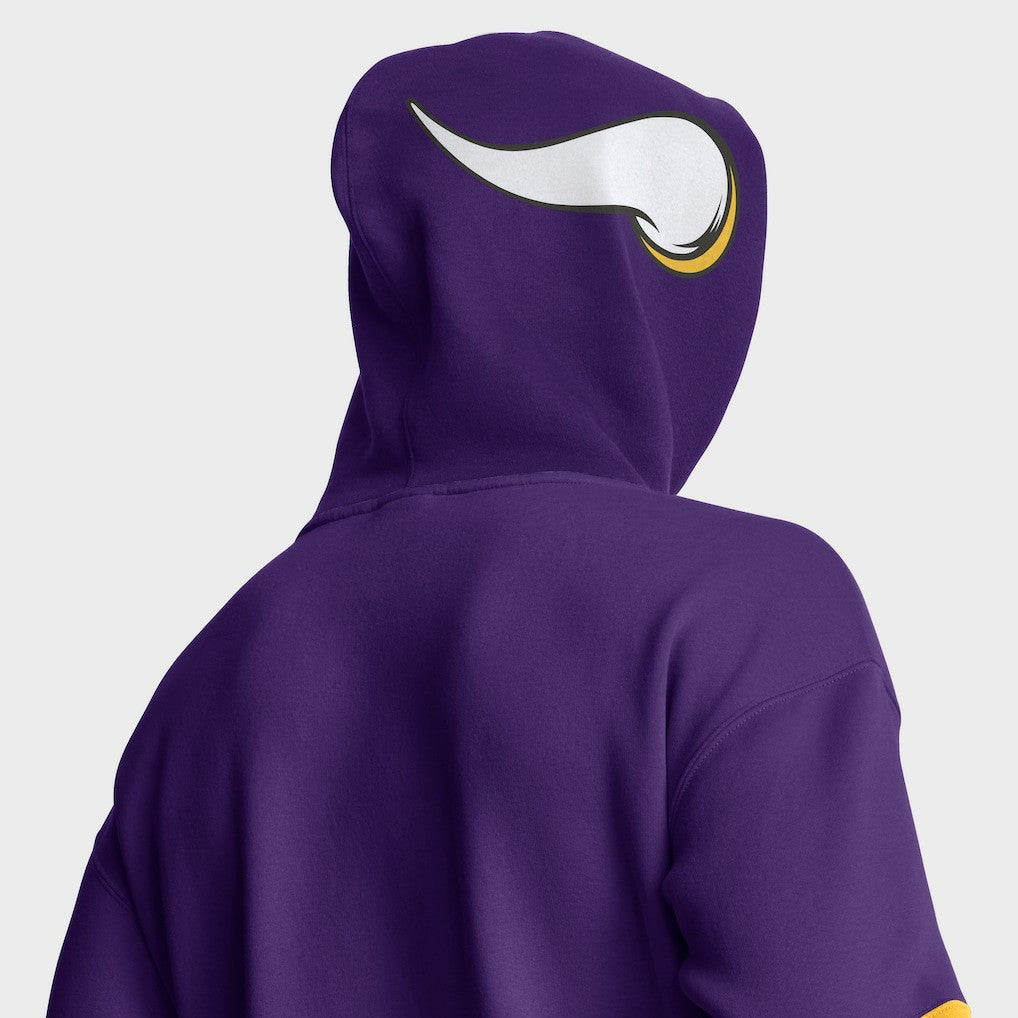 Minnesota Vikings Helmet Pullover Hoodie - Purple sale