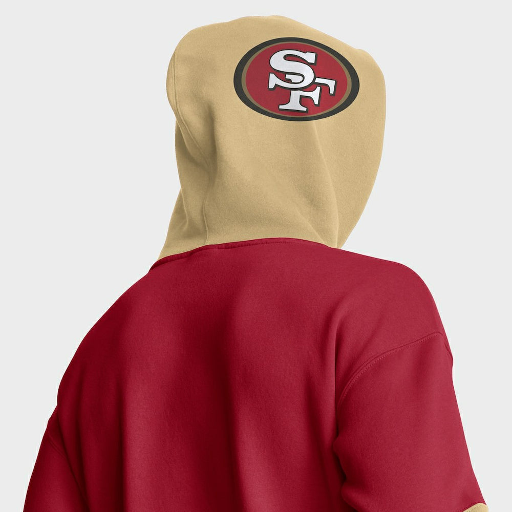 San Francisco 49ers Helmet Pullover Hoodie - Scarlet sale