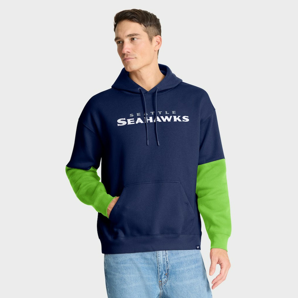 Seattle Seahawks Helmet Pullover Hoodie - College Navy online