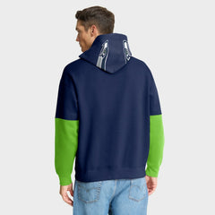 Seattle Seahawks Helmet Pullover Hoodie - College Navy online