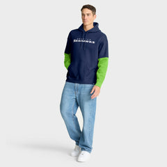 Seattle Seahawks Helmet Pullover Hoodie - College Navy online