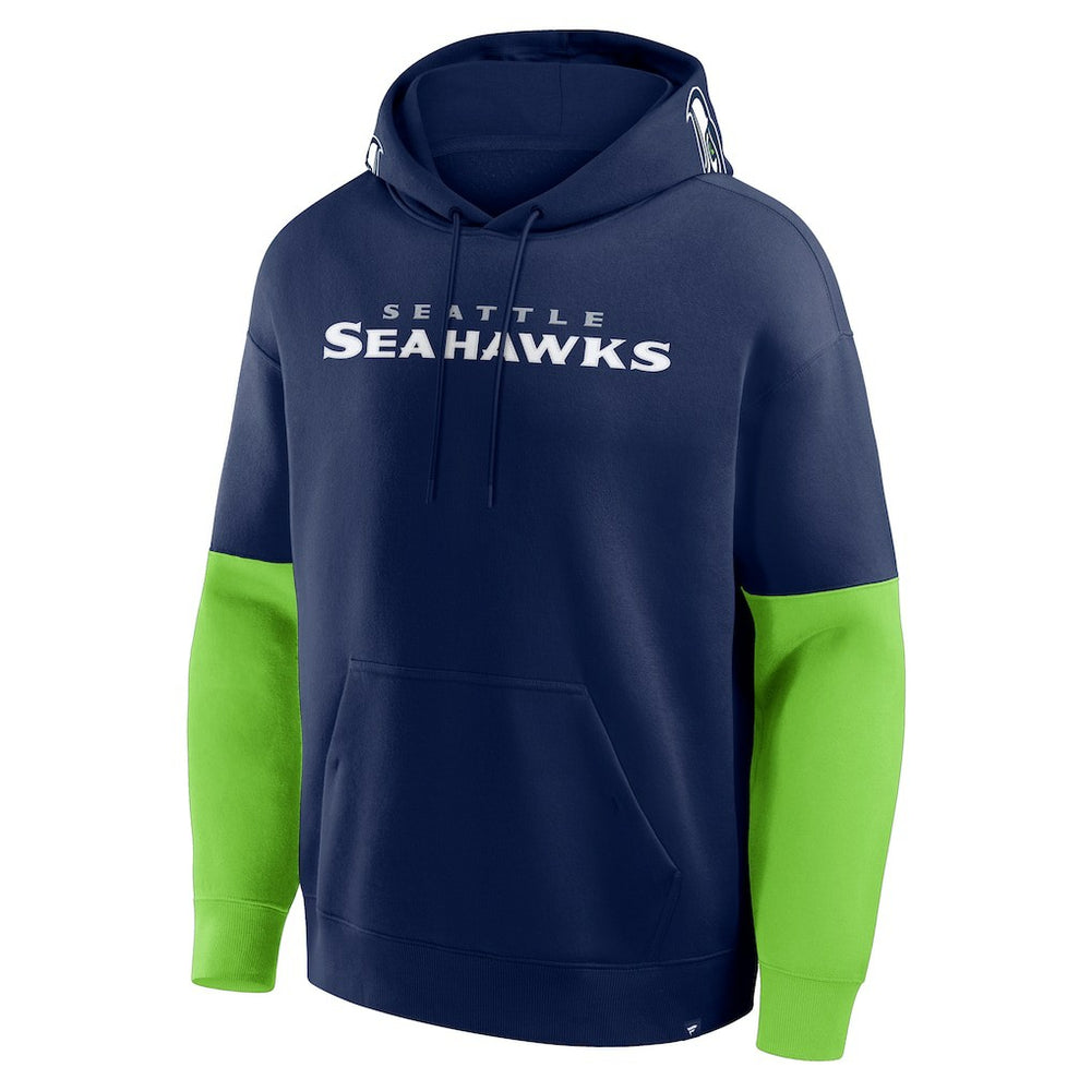 Seattle Seahawks Helmet Pullover Hoodie - College Navy online