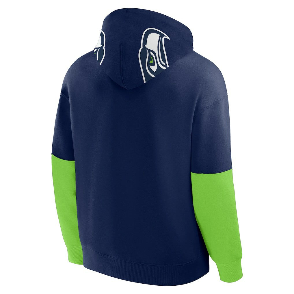 Seattle Seahawks Helmet Pullover Hoodie - College Navy online