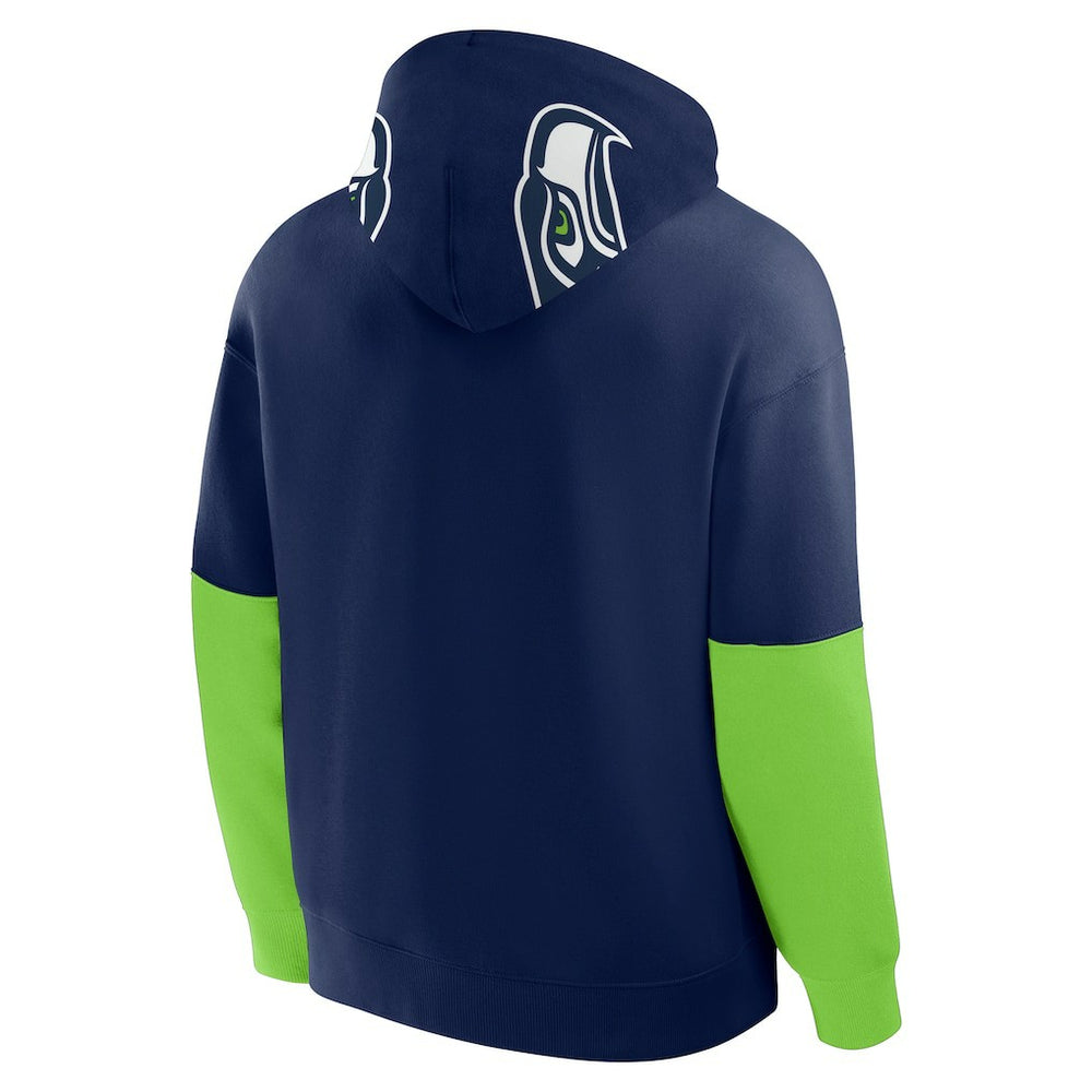 Seattle Seahawks Helmet Pullover Hoodie - College Navy online