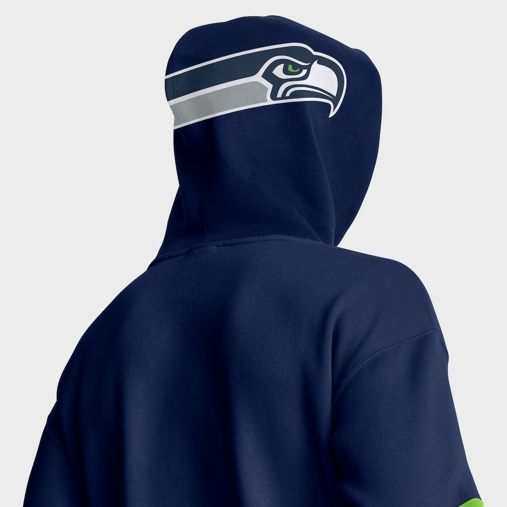 Seattle Seahawks Helmet Pullover Hoodie - College Navy online