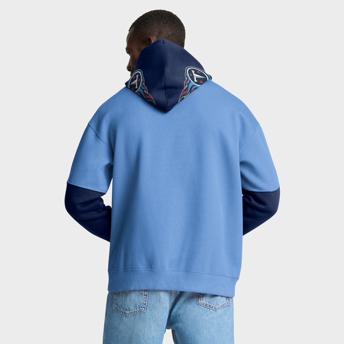 Tennessee Titans Helmet Pullover Hoodie - Light Blue outlet