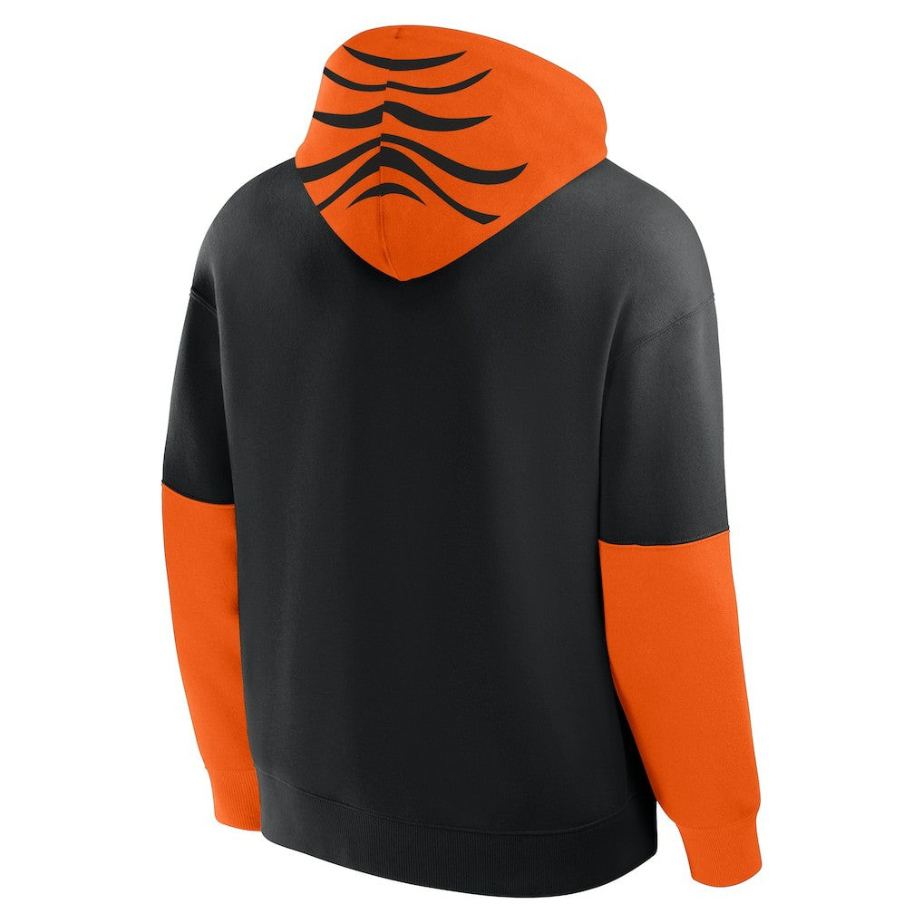 Cincinnati Bengals Helmet Pullover Hoodie - Black outlet