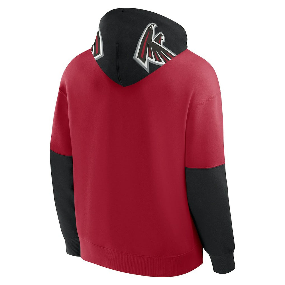 Atlanta Falcons Helmet Pullover Hoodie - Red cheap
