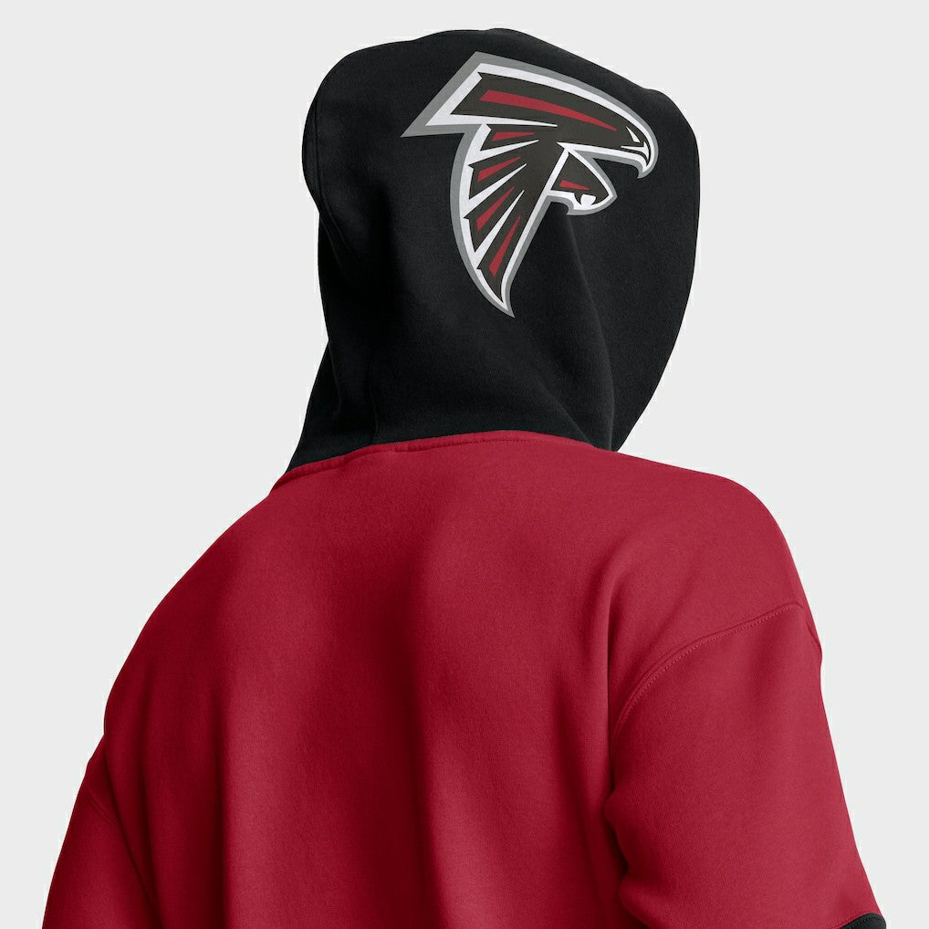 Atlanta Falcons Helmet Pullover Hoodie - Red cheap