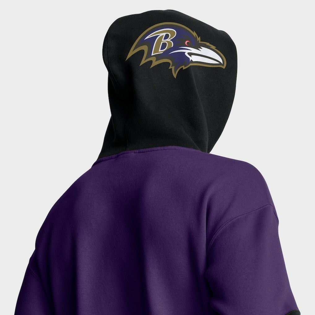 Baltimore Ravens Helmet Pullover Hoodie - Purple for sale