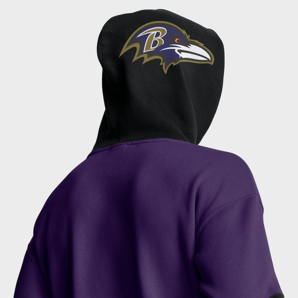 Baltimore Ravens Helmet Pullover Hoodie - Purple for sale