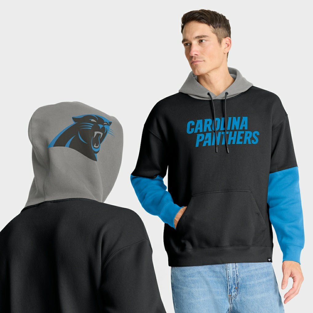 Carolina Panthers Helmet Pullover Hoodie - Black on sale