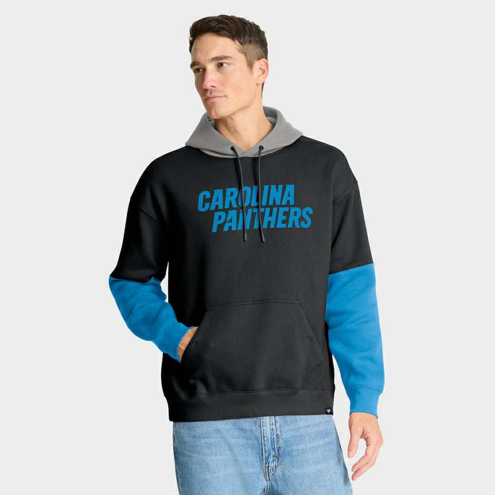 Carolina Panthers Helmet Pullover Hoodie - Black on sale