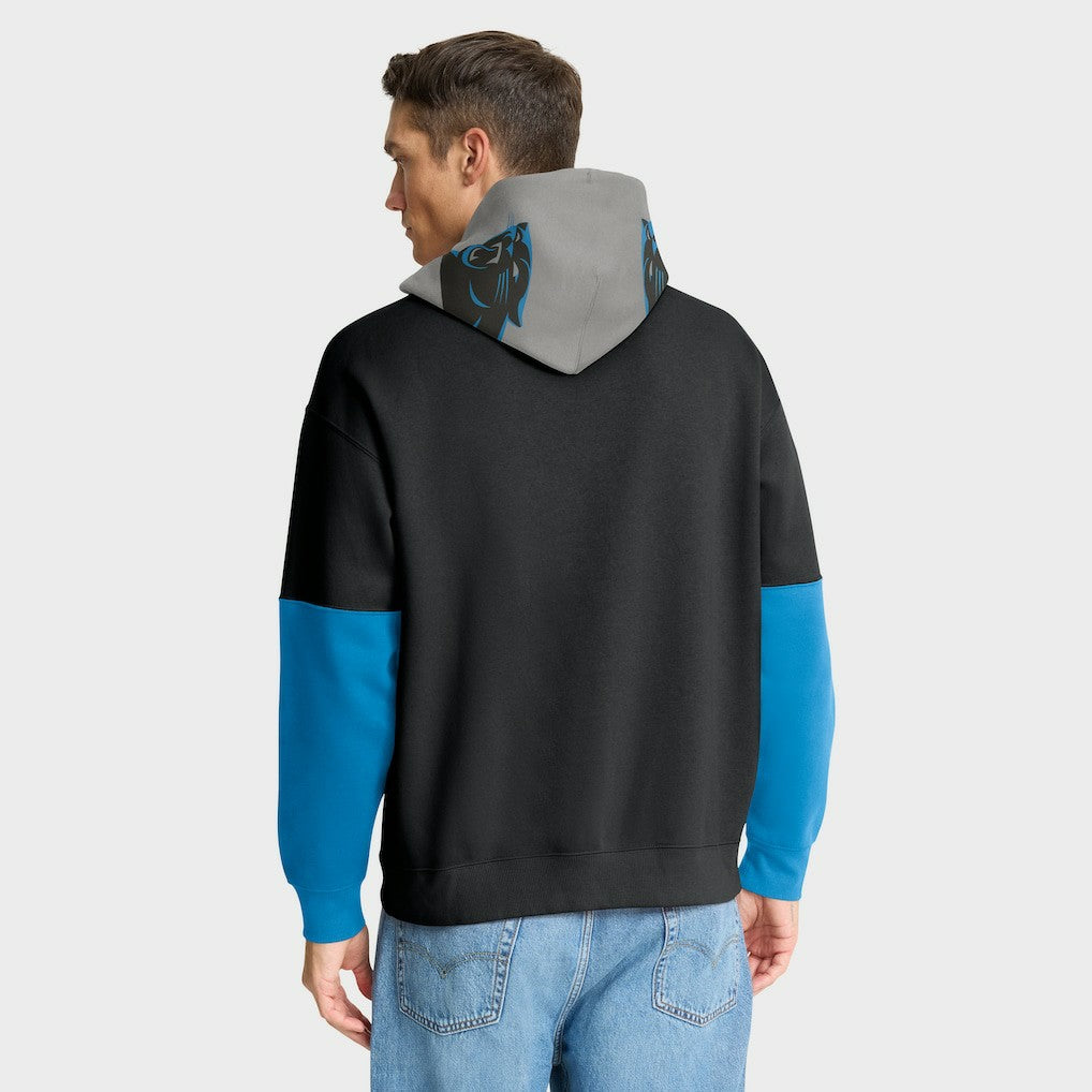 Carolina Panthers Helmet Pullover Hoodie - Black on sale