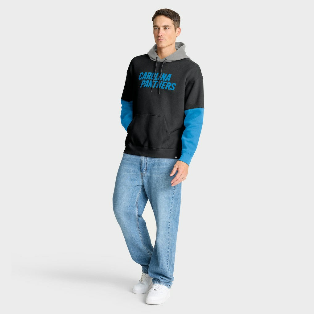 Carolina Panthers Helmet Pullover Hoodie - Black on sale