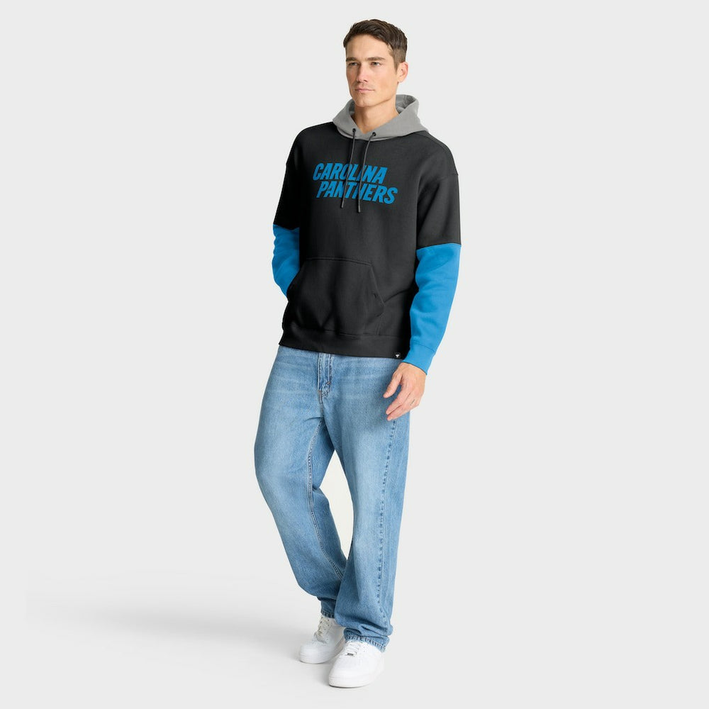 Carolina Panthers Helmet Pullover Hoodie - Black on sale