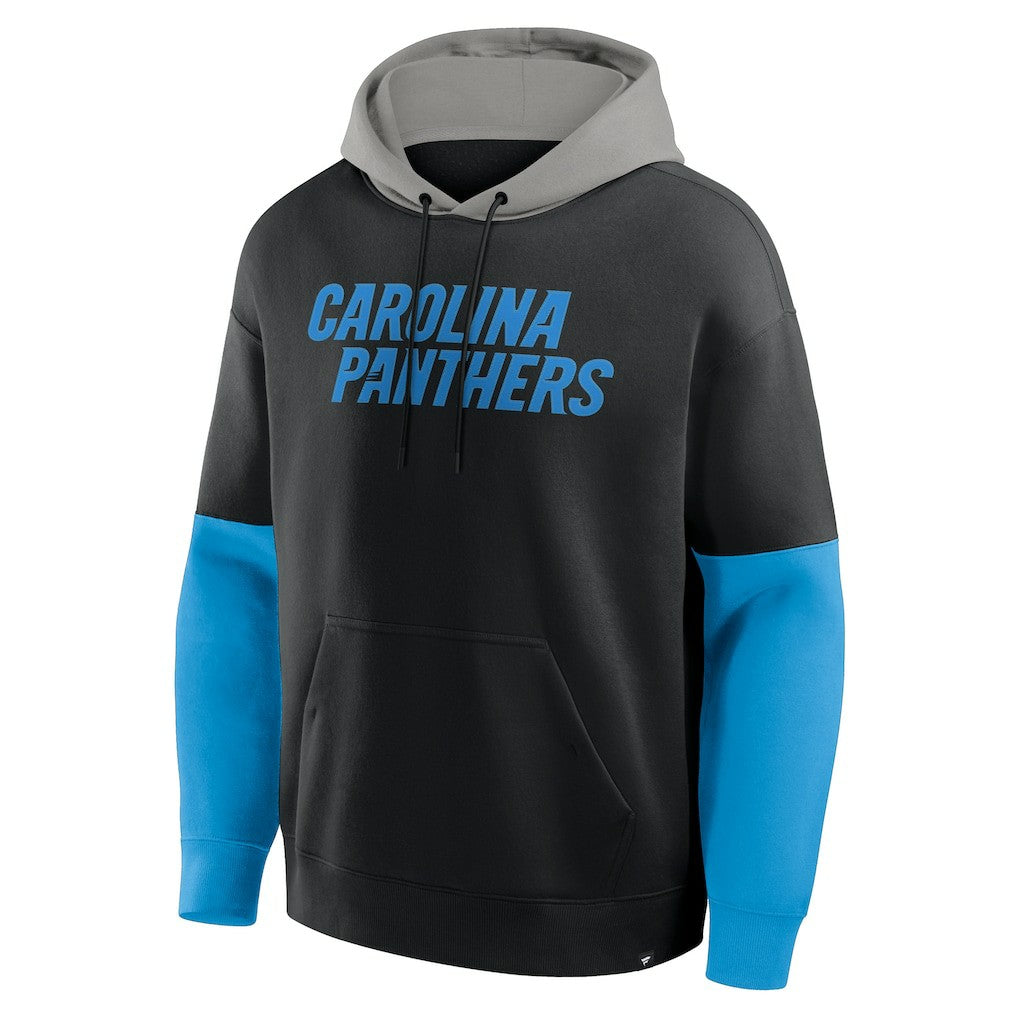 Carolina Panthers Helmet Pullover Hoodie - Black on sale